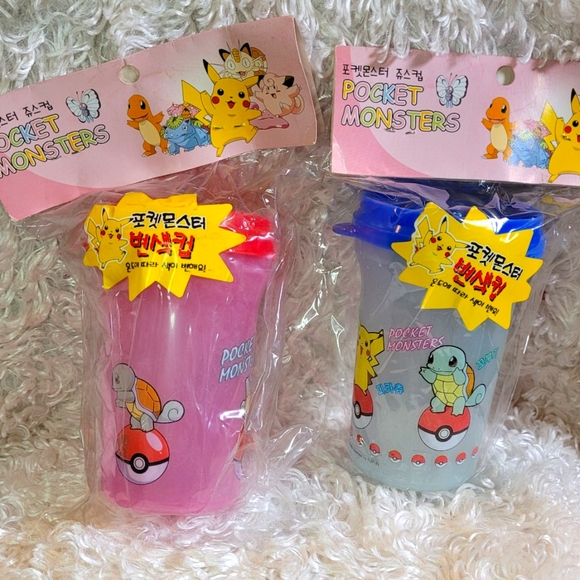 Pokemon Other - Vintage NWT Pocket Monster kids cups